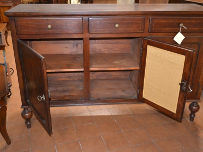Credenza 3 ante e 3 cassetti con gambe  a cipolla con filetti e intarsi  ART CRED 3P-16 - foto 1