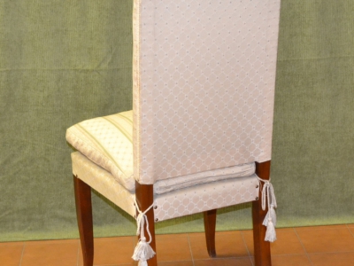 Sedia modello "Sciabola imbottita" in legno di faggio massello con gambe a sciabola ART SED 28 - foto 1