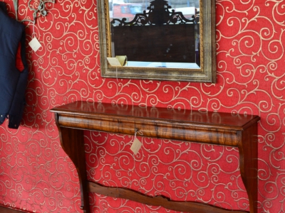 Mobile per entrata - Consolle in legno di noce antico massello  INGR 37 - foto 1