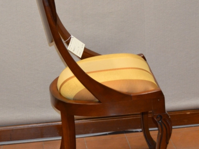 Sedia modello Gondoletta "Intarsio" con gambe a sciabola ART SED 49 - foto 1
