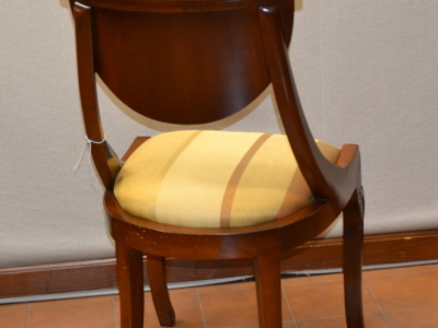 Sedia modello Gondoletta "Intarsio" con gambe a sciabola ART SED 49 - foto 2