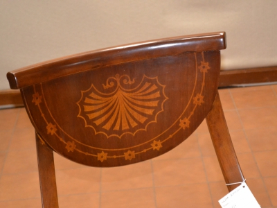 Sedia modello Gondoletta "Intarsio" con gambe a sciabola ART SED 49 - foto 3